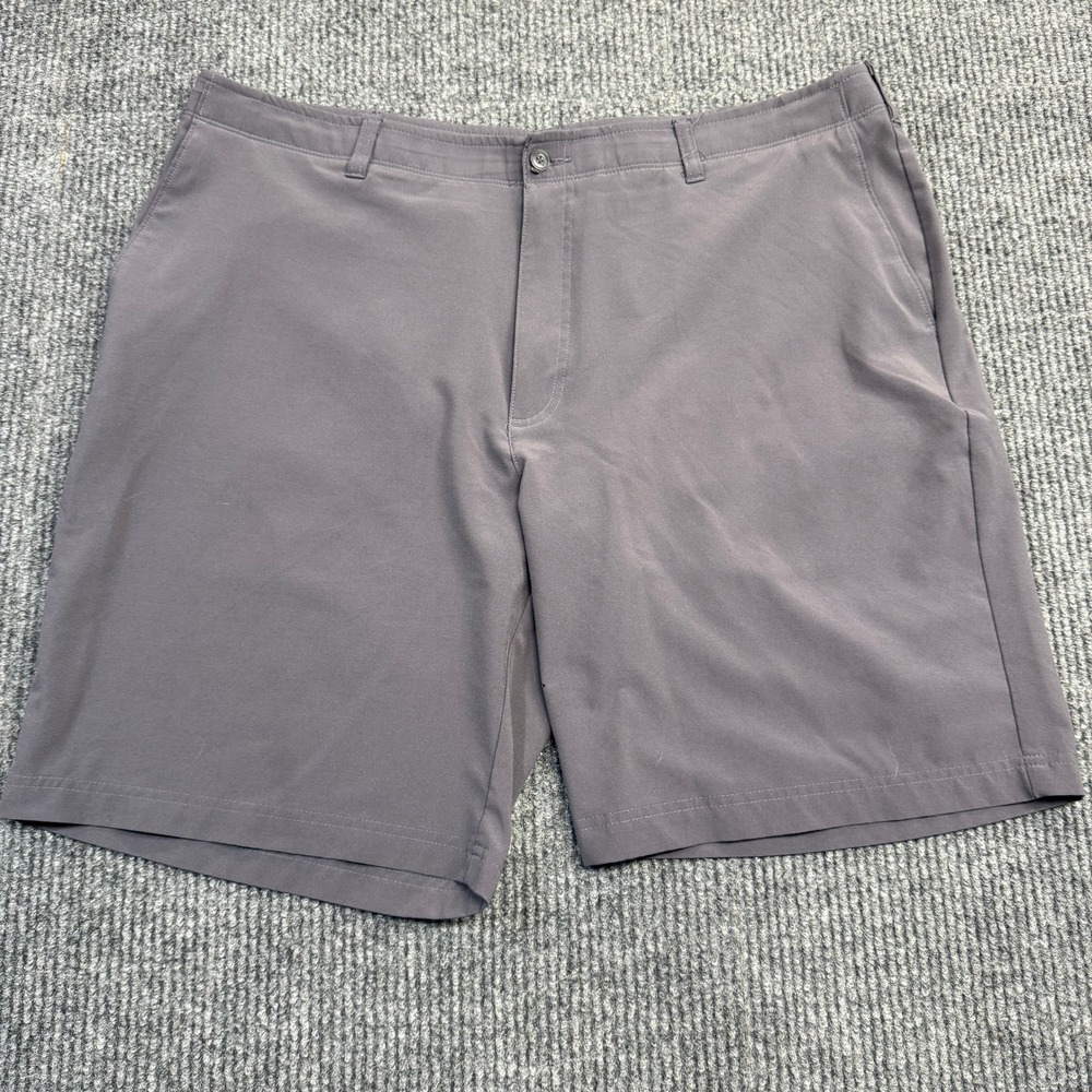 Ben‎ Hogan Mens Performance Golf Shorts Gray Stretch Flat Front Size 40 WT2834